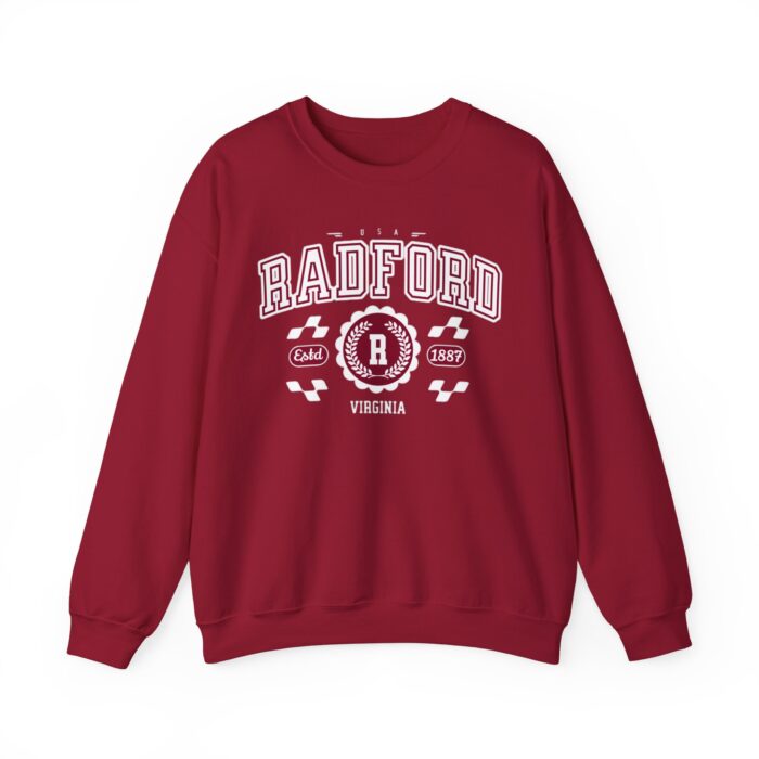 Vintage Radford Virginia VA Vintage Athletic Sports Design varsity pullover sweater  Crewneck Sweatshirt - Image 37