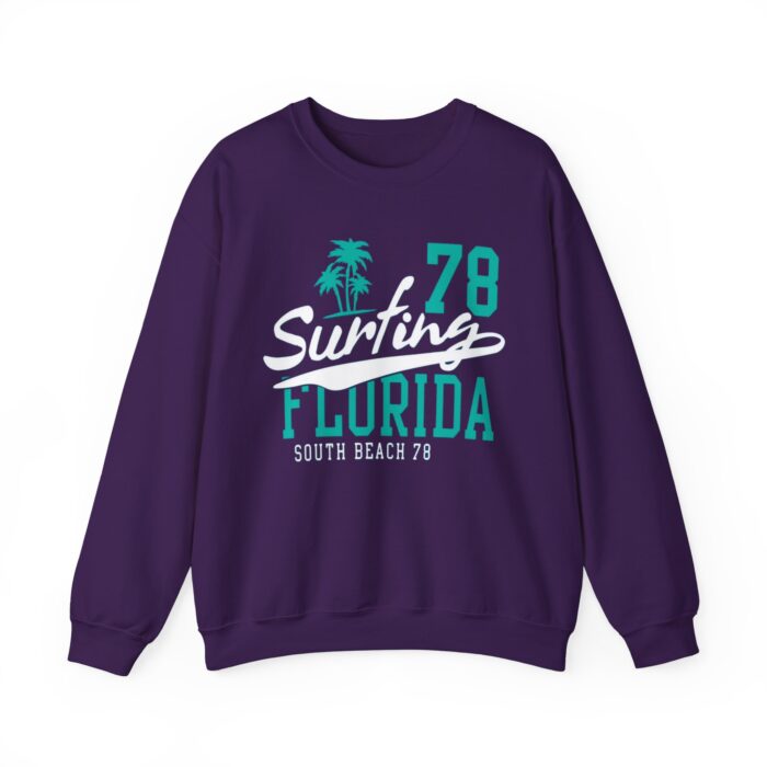 Surfing Florida Urban Varsity ™ Crewneck Sweatshirt Ride the Waves in Style - Image 5