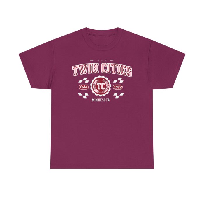 Twin Cities Minnesota Varsity T-Shirt - Classic Athletic Unisex Tee for Men & Women - Image 29