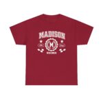 WI Vintage Athletic Sports Design Cotton Tee Madison Wisconsin T-Shirt - Image 33