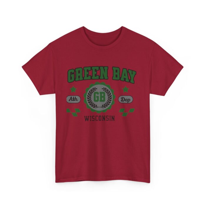 Wisconsin Green Bay  t-shirt Vintage Athletic Sports Design  Cotton Tee - Image 43