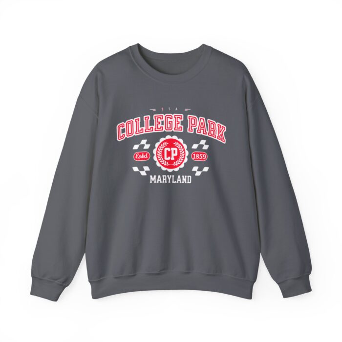 Vintage College Park Maryland Athletic Sports Design varsity sweater Crewneck Sweatshirt - Image 13