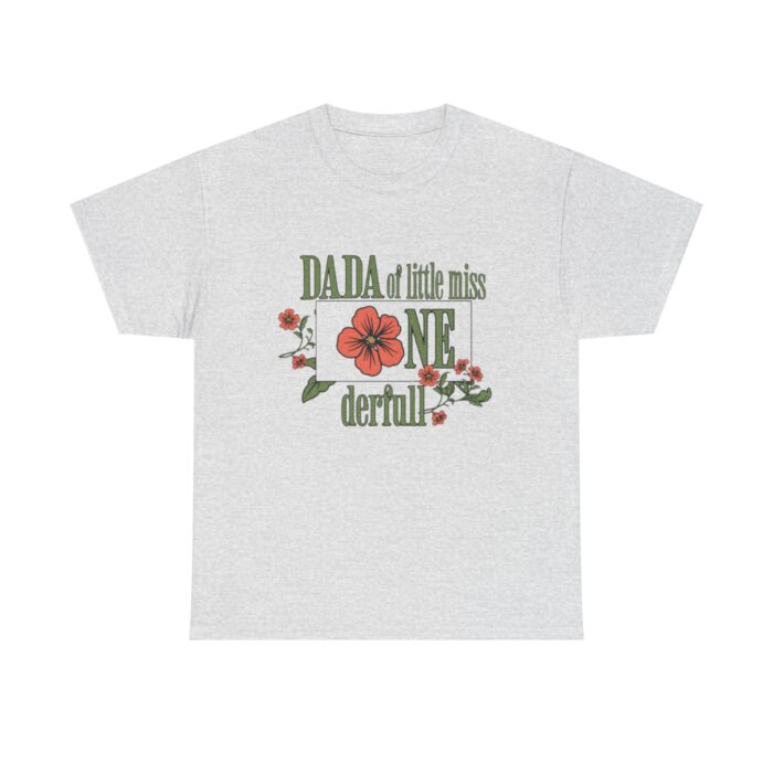 Dada of Miss Onederful  Birthday T-Shirt – Cute Daisy Flower Design for Dads - Image 5