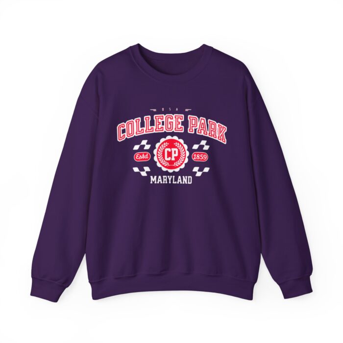 Vintage College Park Maryland Athletic Sports Design varsity sweater Crewneck Sweatshirt - Image 25