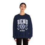 Vintage Reno Nevada Vintage Athletic Sports Design varsity pullover sweater  Crewneck Sweatshirt - Image 32