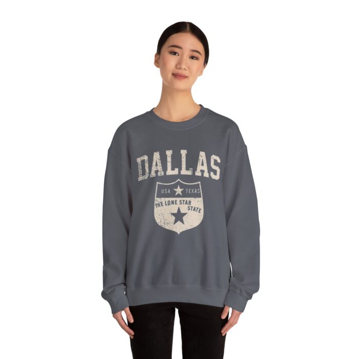 Dallas Rexas Unisex Heavy Blend Crewneck Sweatshirt | Cozy Texas Apparel, Sporty Style & Casual Streetwear Gift - Image 24