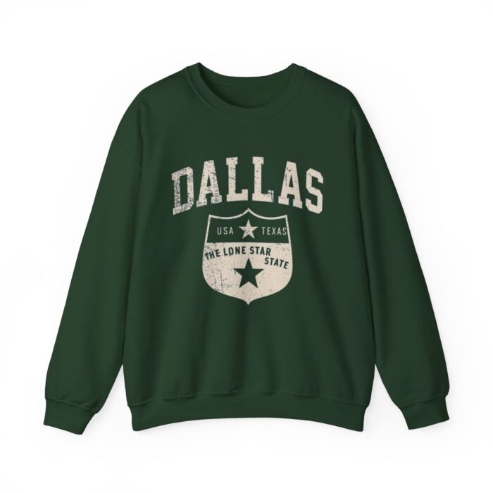 Dallas Rexas Unisex Heavy Blend Crewneck Sweatshirt | Cozy Texas Apparel, Sporty Style & Casual Streetwear Gift - Image 13