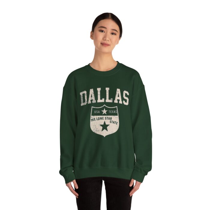 Dallas Rexas Unisex Heavy Blend Crewneck Sweatshirt | Cozy Texas Apparel, Sporty Style & Casual Streetwear Gift - Image 16