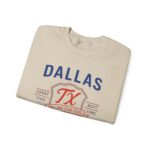 Dallas TX Athletic Dept Crewneck Sweatshirt | Unisex Sporty Casual Wear & Texas Souvenir Gift - Image 15