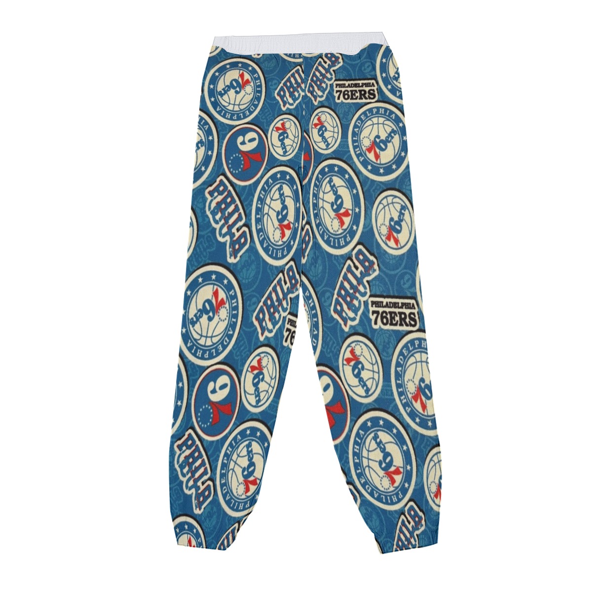 Philadelphia 76ers Basketball Sweatpants with Snap - Image 3