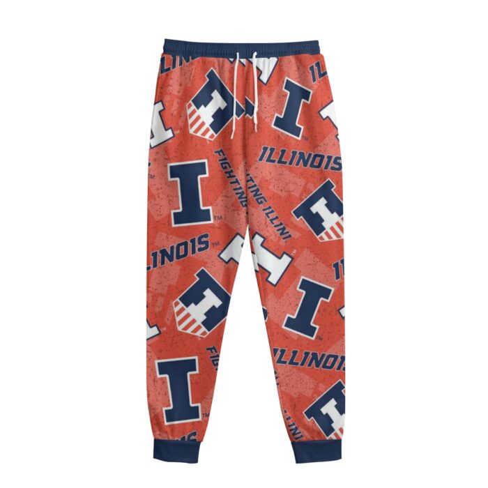University of Illinois at Urbana-Champaign Fighting Illini Sweatpants With Waistband – Men’s & Women - Image 1