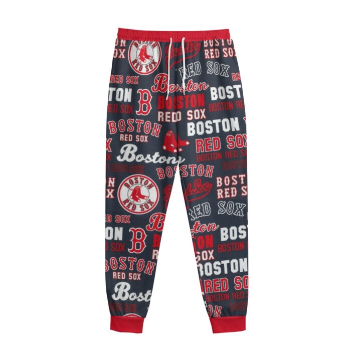 Boston Red Sox Sweatpants With Waistband – Comfortable MLB Fan Wear - Image 1