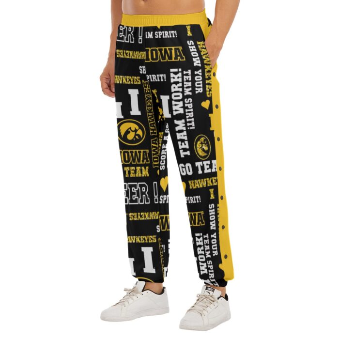 Iowa Hawkeyes Basketball Snap Sweatpants – Men’s Comfortable Game Day Pants - Image 5