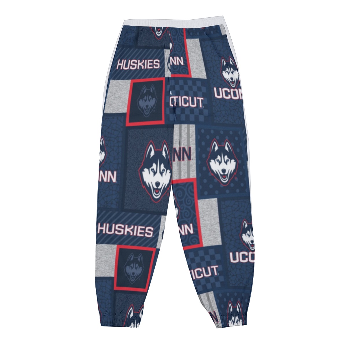 UConn Huskies Basketball Snap Sweatpants – Men’s NCAA Game Day Pants - Image 2