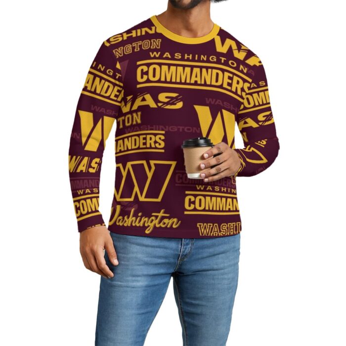 Washington Commander Men's Long Sleeve T-Shirt - Image 1
