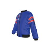 1 Buffalo Bills Bomber Jacket With Sleeve Pocket - Image 4