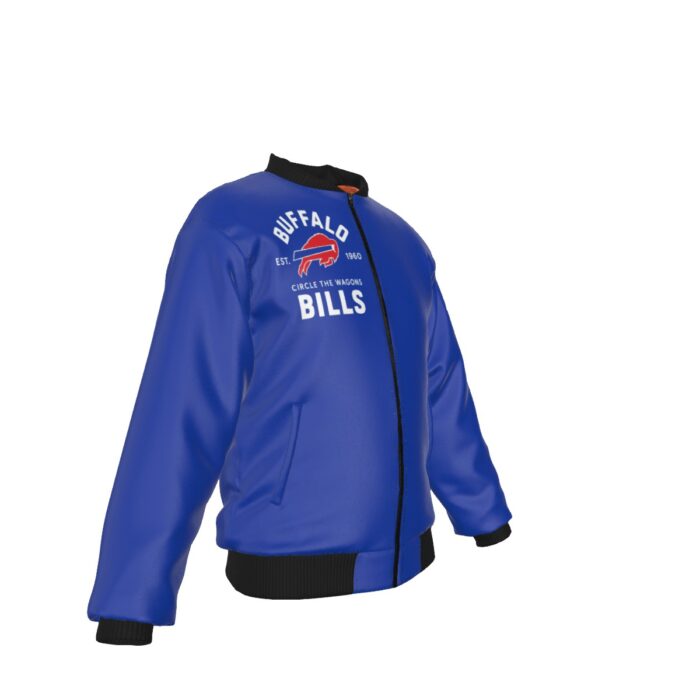 Buffalo Bills Bomber Jacket With Sleeve Pocket - Image 2