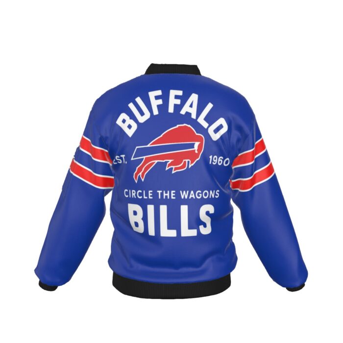 1 Buffalo Bills Bomber Jacket With Sleeve Pocket - Image 2