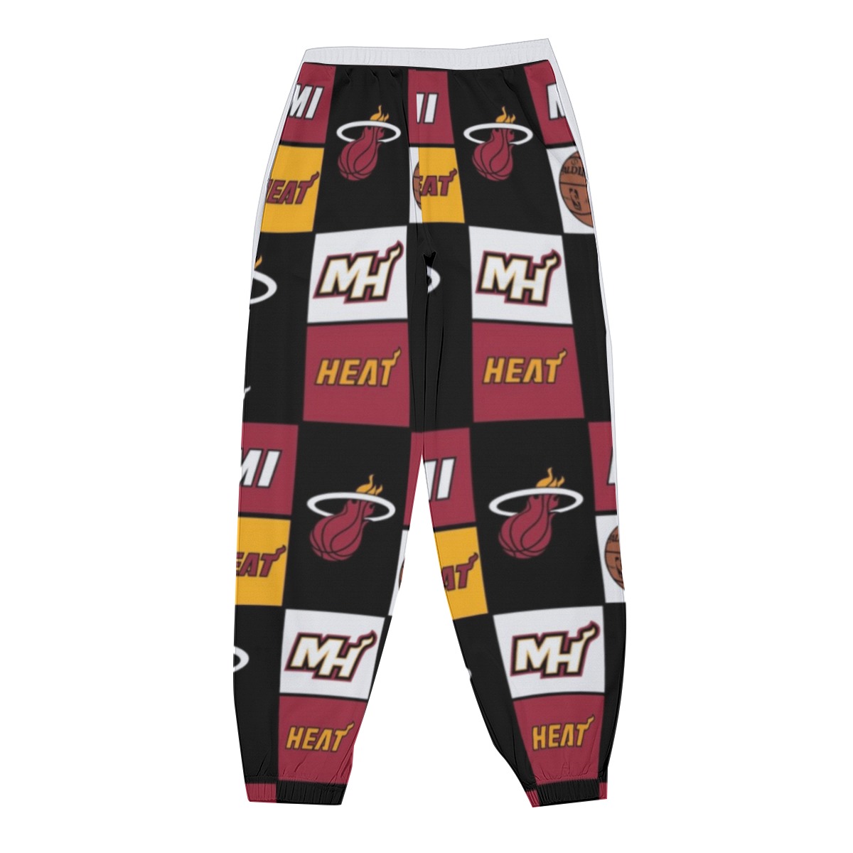 Miami Heat Basketball Sweatpants with Snap - Image 2