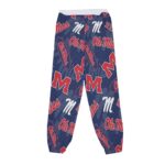 Ole Miss Rebels Basketball Snap Sweatpants – Men’s Comfortable Game Day Pants - Image 3