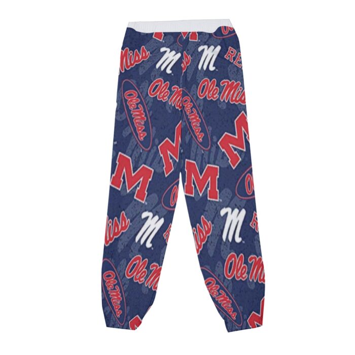 Ole Miss Rebels Basketball Snap Sweatpants – Men’s Comfortable Game Day Pants - Image 3