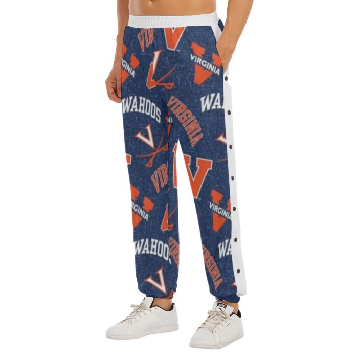 Virginia Cavaliers Basketball Snap Sweatpants – Men’s Comfortable Game Day Pants - Image 4