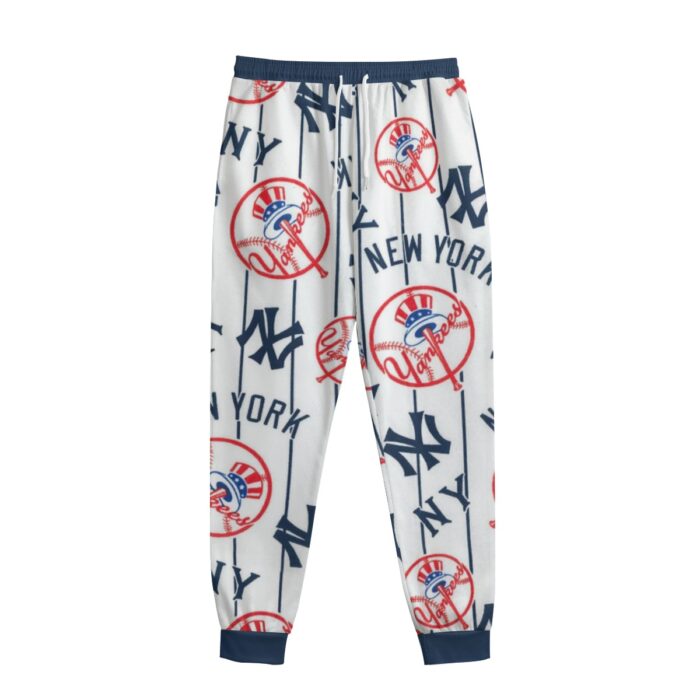 New York Yankees Sweatpants With Waistband – Comfortable MLB Fan Wear - Image 1