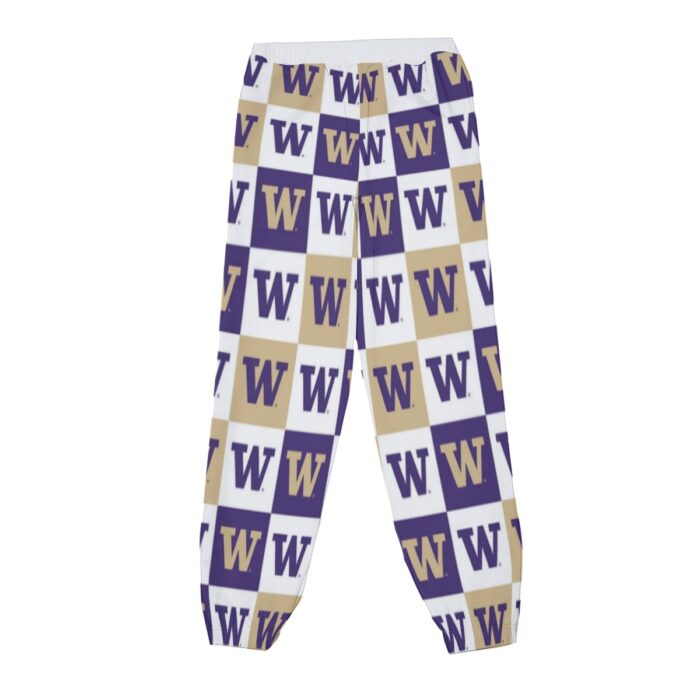University of Washington Huskies Basketball Snap Sweatpants – Men’s Comfortable Game Day Pants - Image 3