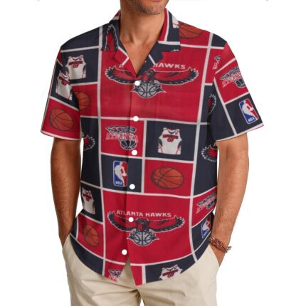 Atlanta Hawks Men's Hawaiian Shirt|150GSM