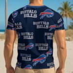 Buffalo Bills Men's V-Neck T-Shirt – NFL Game Day Casual Wear - Image 2