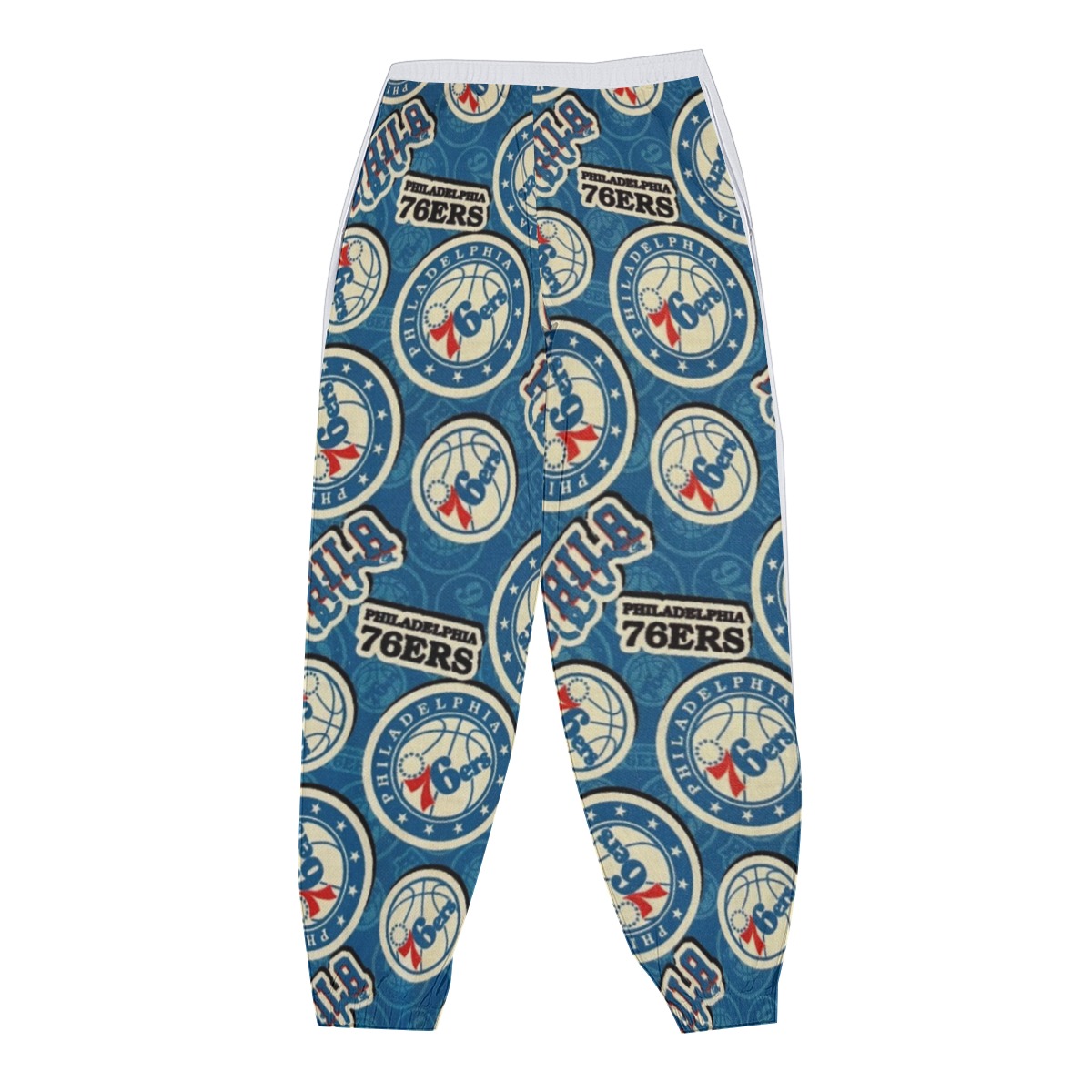 Philadelphia 76ers Basketball Sweatpants with Snap - Image 2