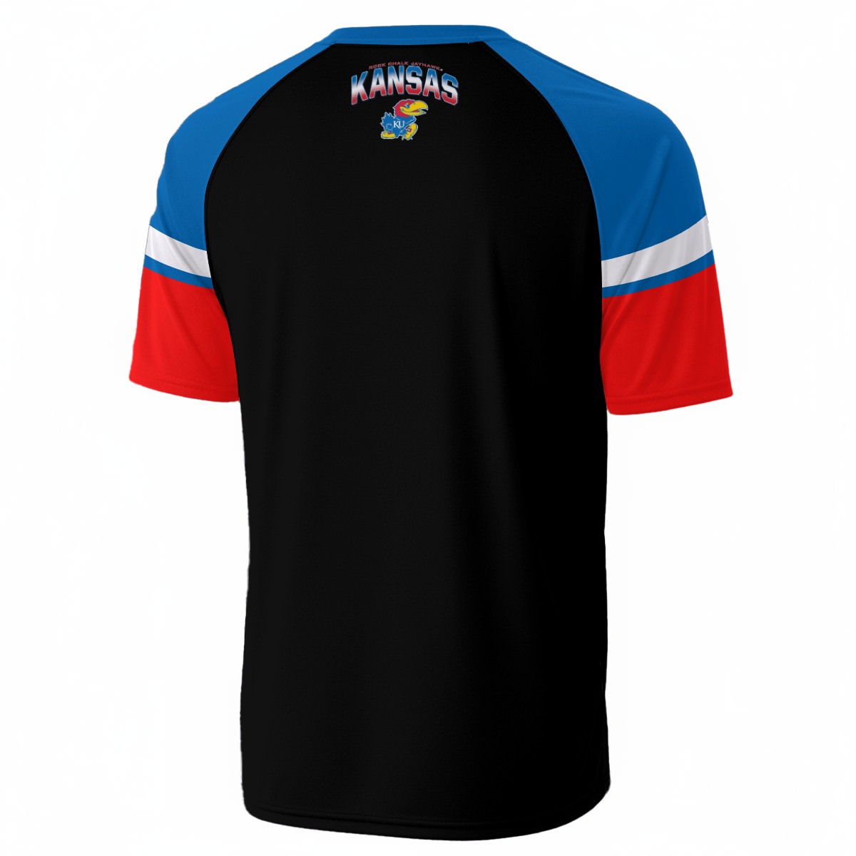 University of Kansas - Jayhawks V-Neck Short Sleeve T-Shirt - Image 2