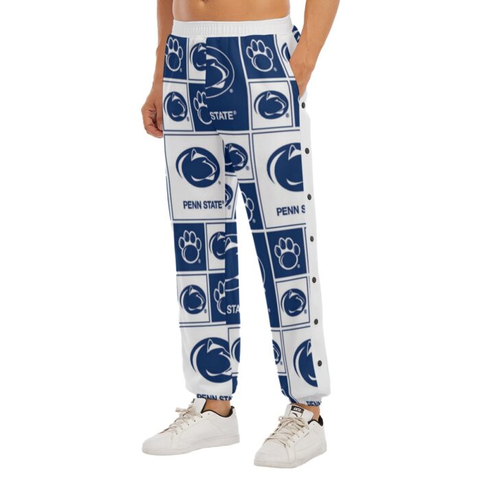 Penn State Nittany Lions Basketball Snap Sweatpants – Men’s Comfortable Game Day Pants - Image 4