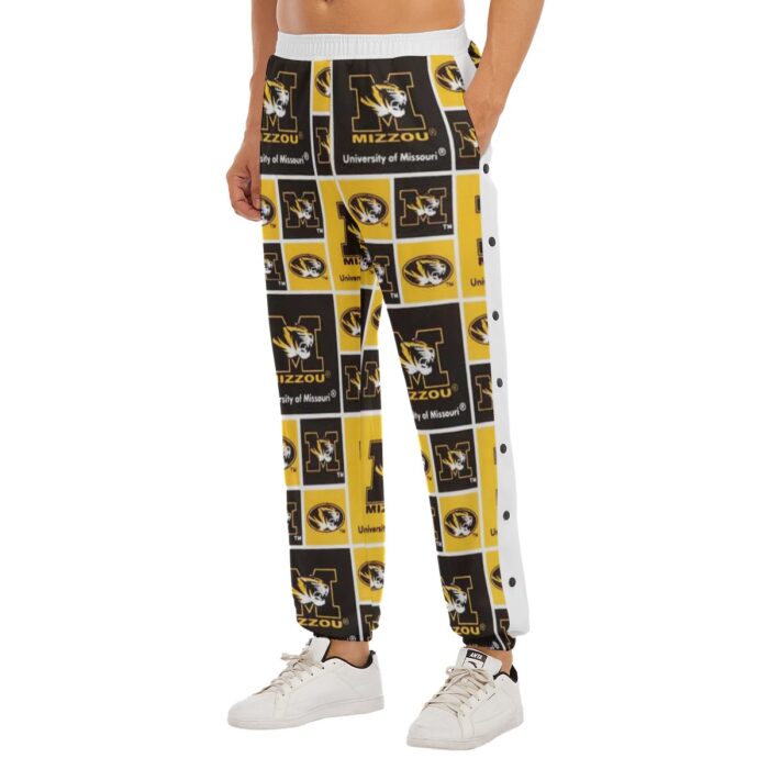 Missouri Tigers Basketball Snap Sweatpants – Men’s Comfortable Game Day Pants - Image 5