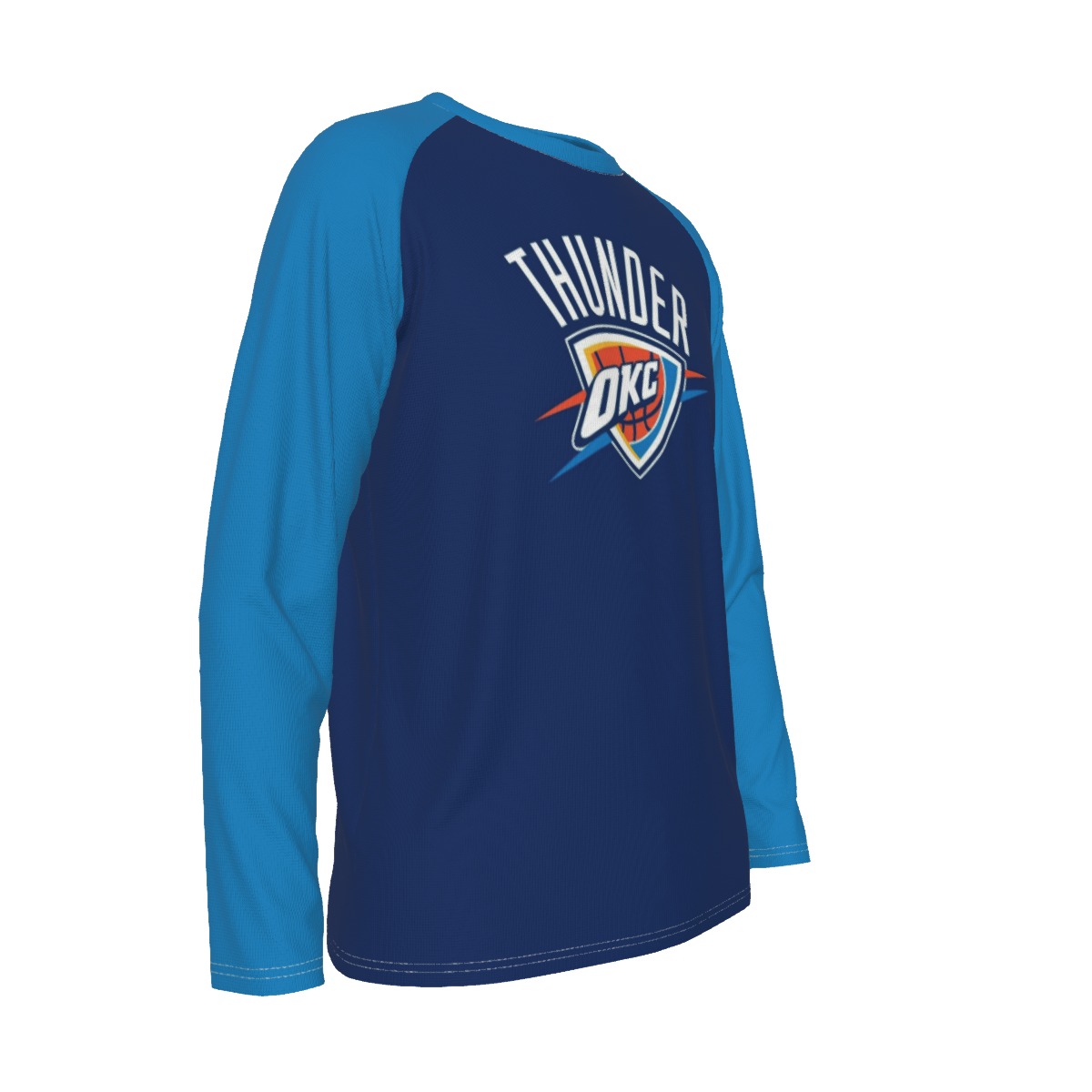 Oklahoma City Thunder Long Sleeve Raglan - Image 3