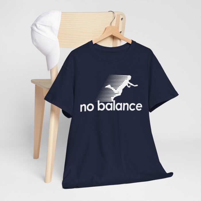 No Balance Graphic Tee | Unisex Heavy Cotton Shirt for Casual Outings, Relaxed Vibes, Gifts, Everyday Wear, Trendy Fashion - Image 2