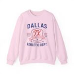 Dallas TX Athletic Dept Crewneck Sweatshirt | Unisex Sporty Casual Wear & Texas Souvenir Gift - Image 21