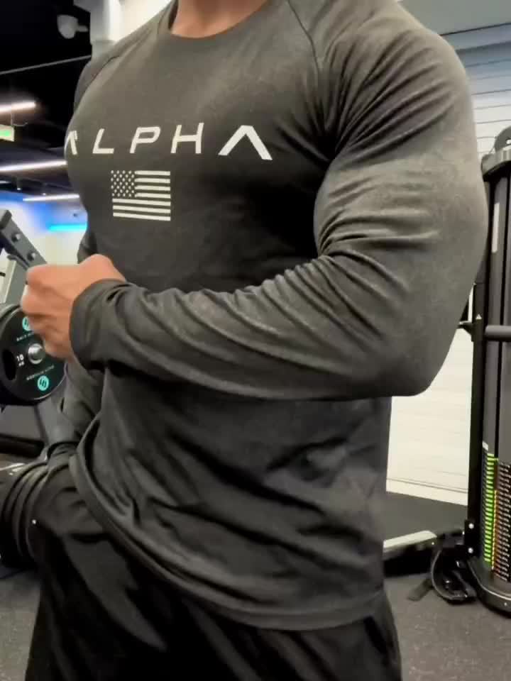 Men's Slim Fit Long Sleeve Athletic - Image 11