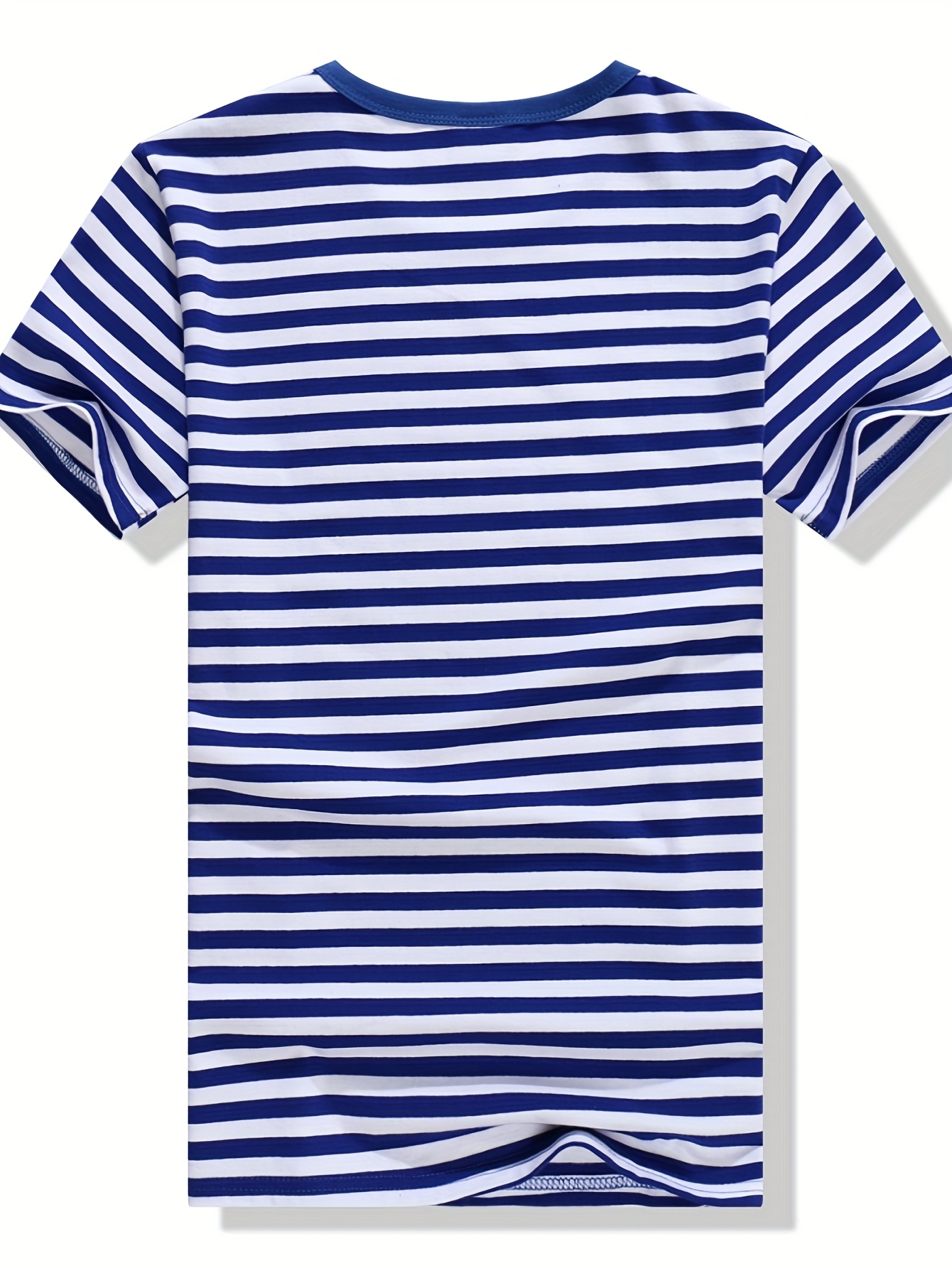 Men'S Classic Blue & White Striped - Image 2