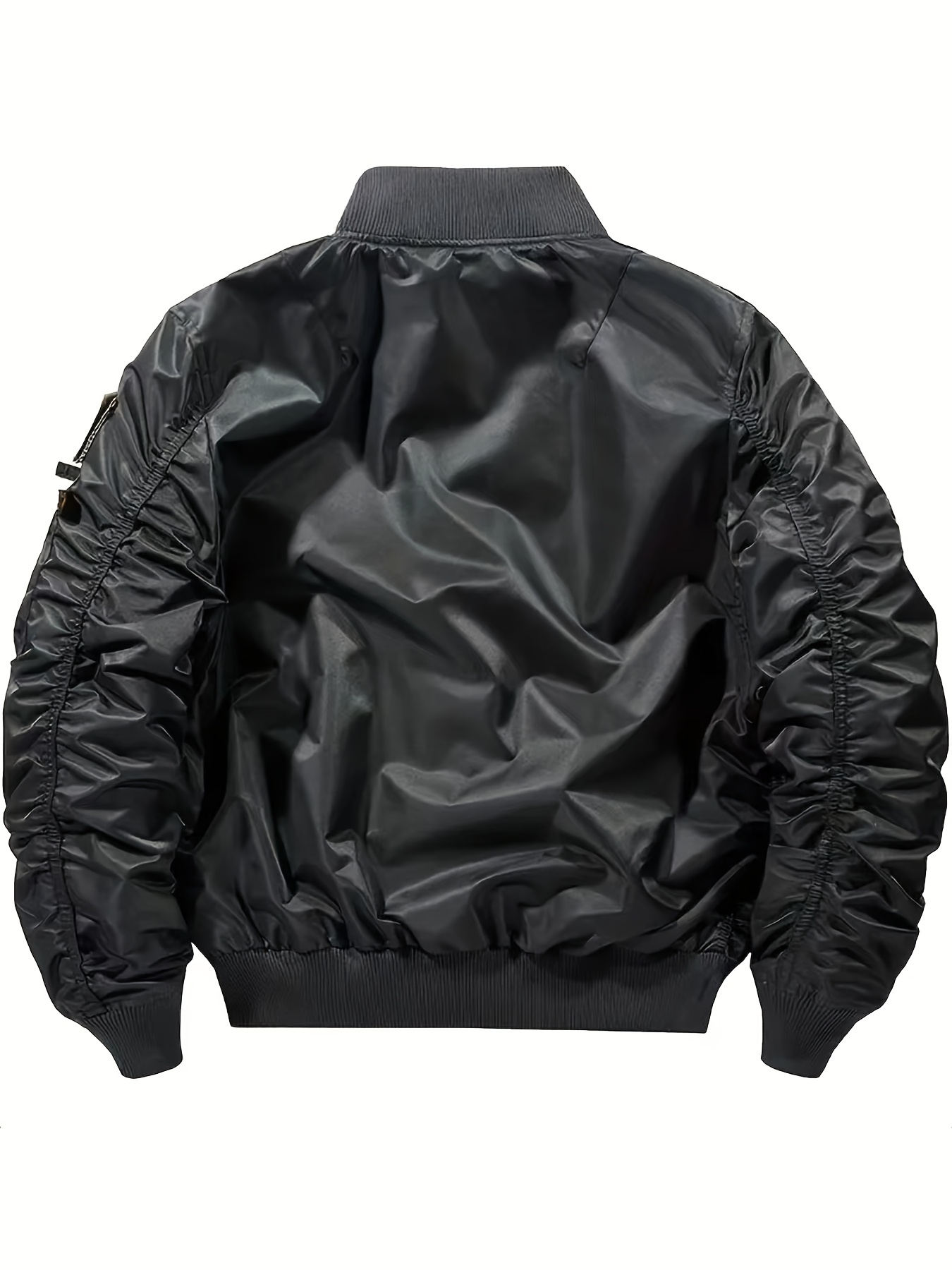 Men'S Short Flight Jacket, Polyamide 100% - Image 6