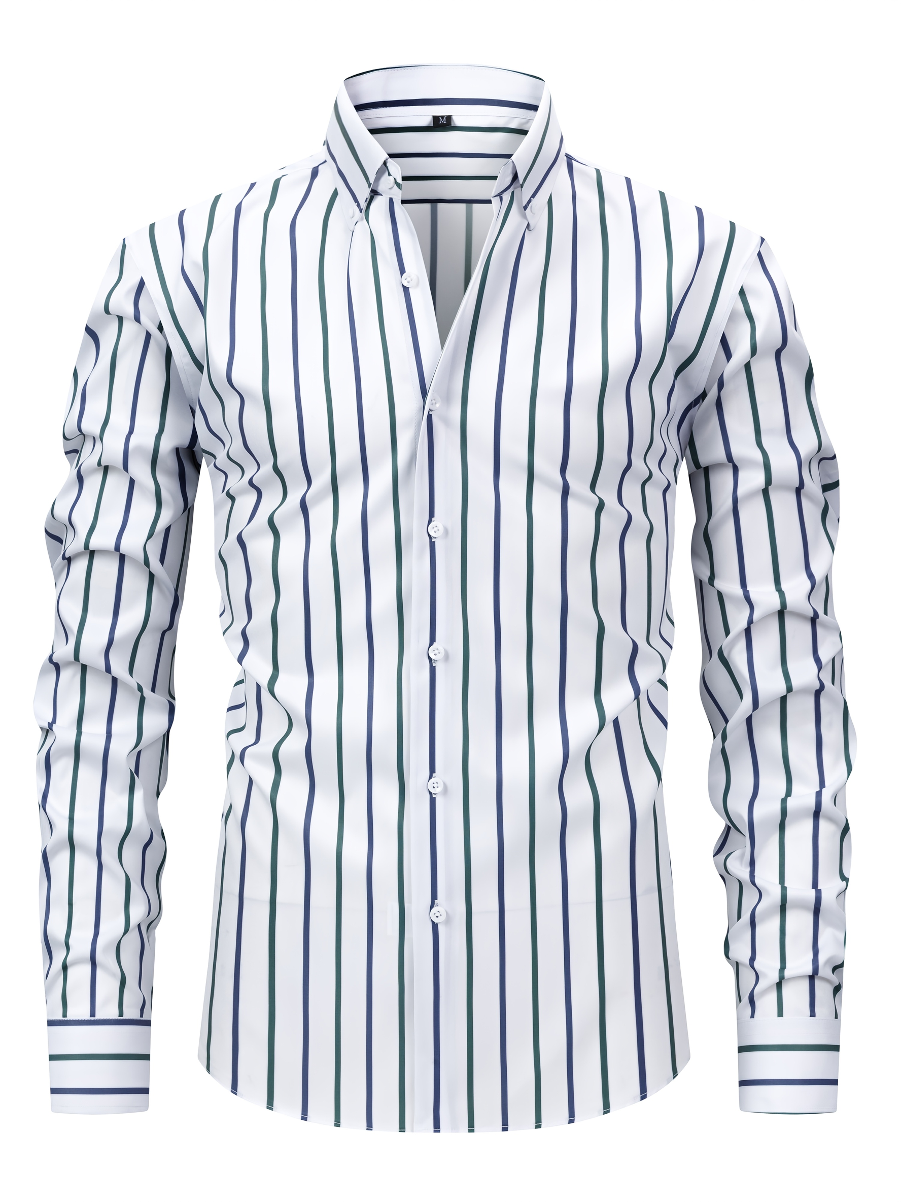 Men's Lightweight Digital Stripe Long Sleeve - Image 3