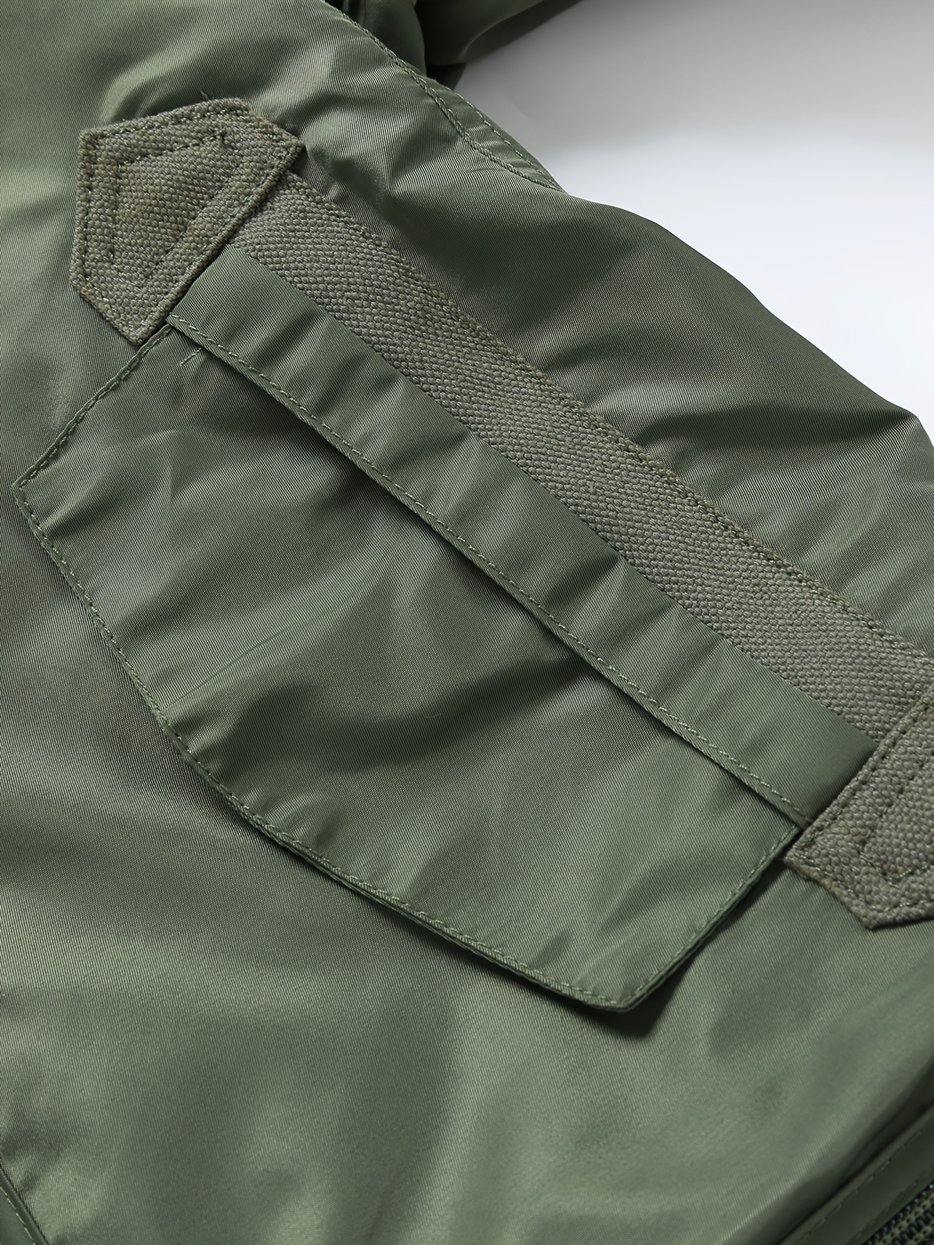 Men'S Short Flight Jacket, Polyamide 100% - Image 10