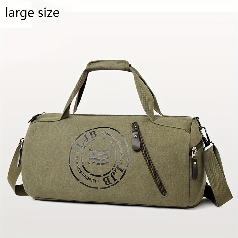 1pc Men's Retro Canvas Crossbody Bag, - Image 13