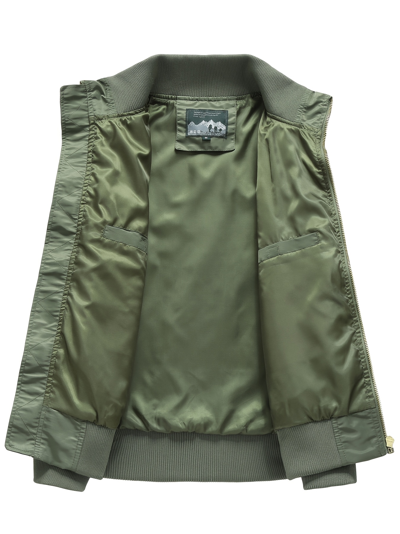 Men'S Short Flight Jacket, Polyamide 100% - Image 7