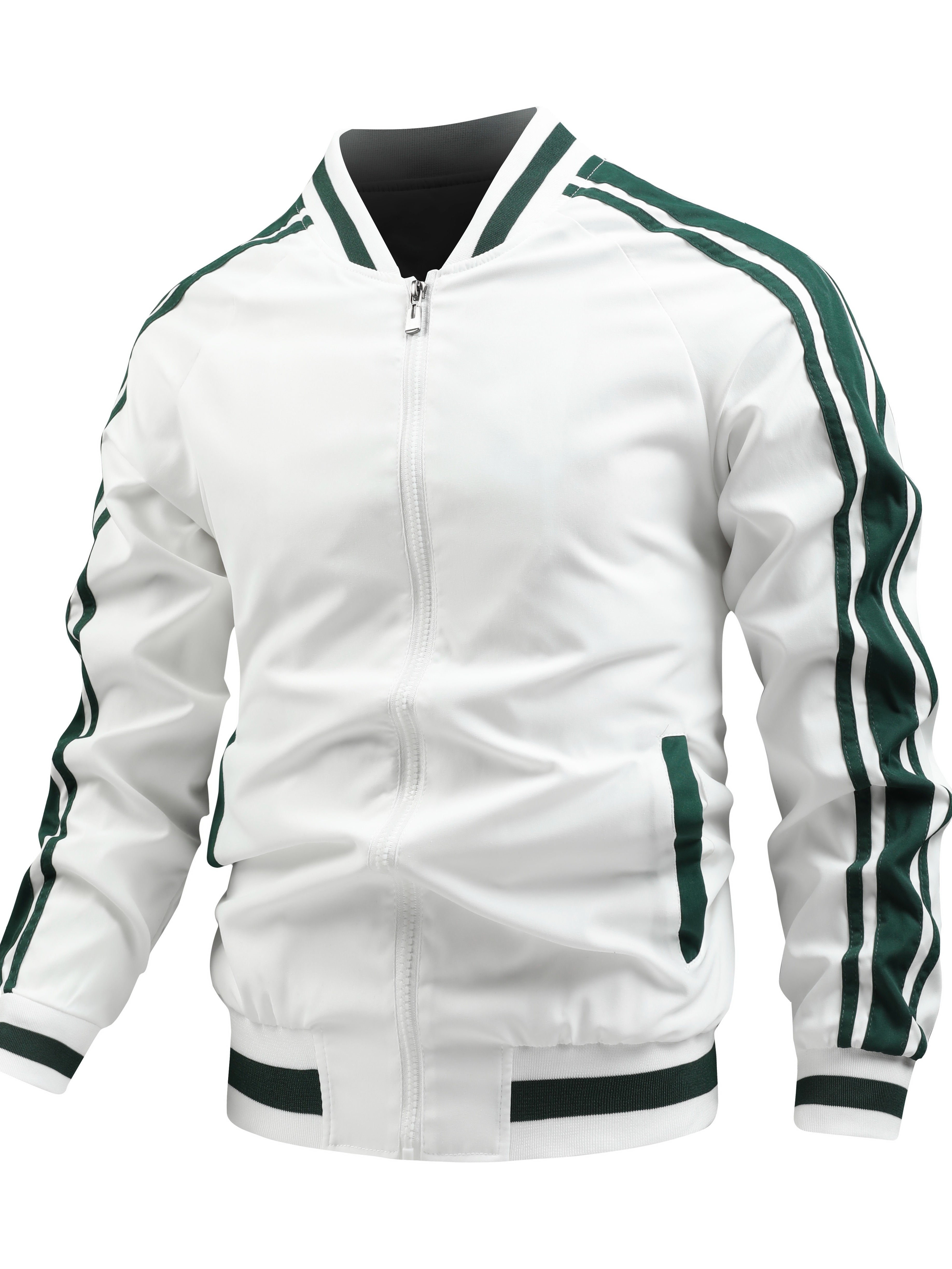 Men's Color Block Graphic Sports Jacket, - Image 6