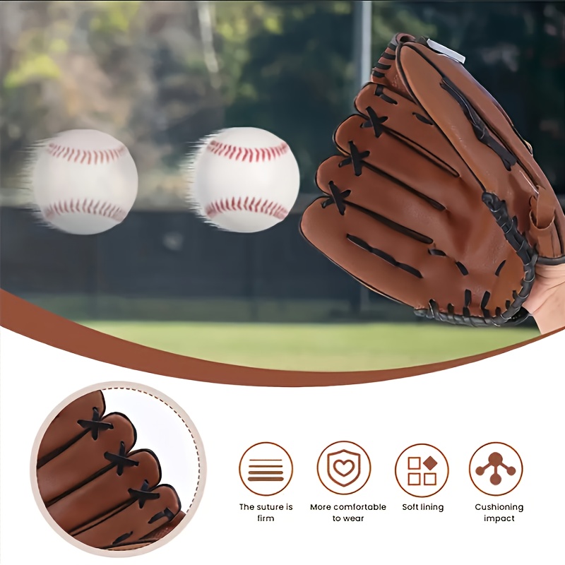 Professional Baseball/Softball Glove - Durable Faux - Image 9
