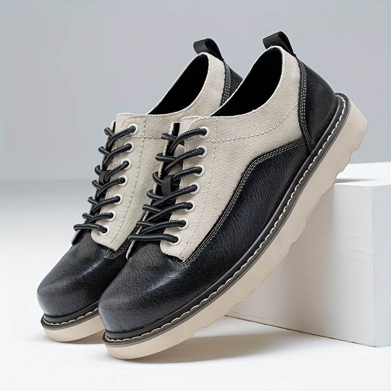 Men's Stylish Lace-Up Oxford Shoes - - Image 7