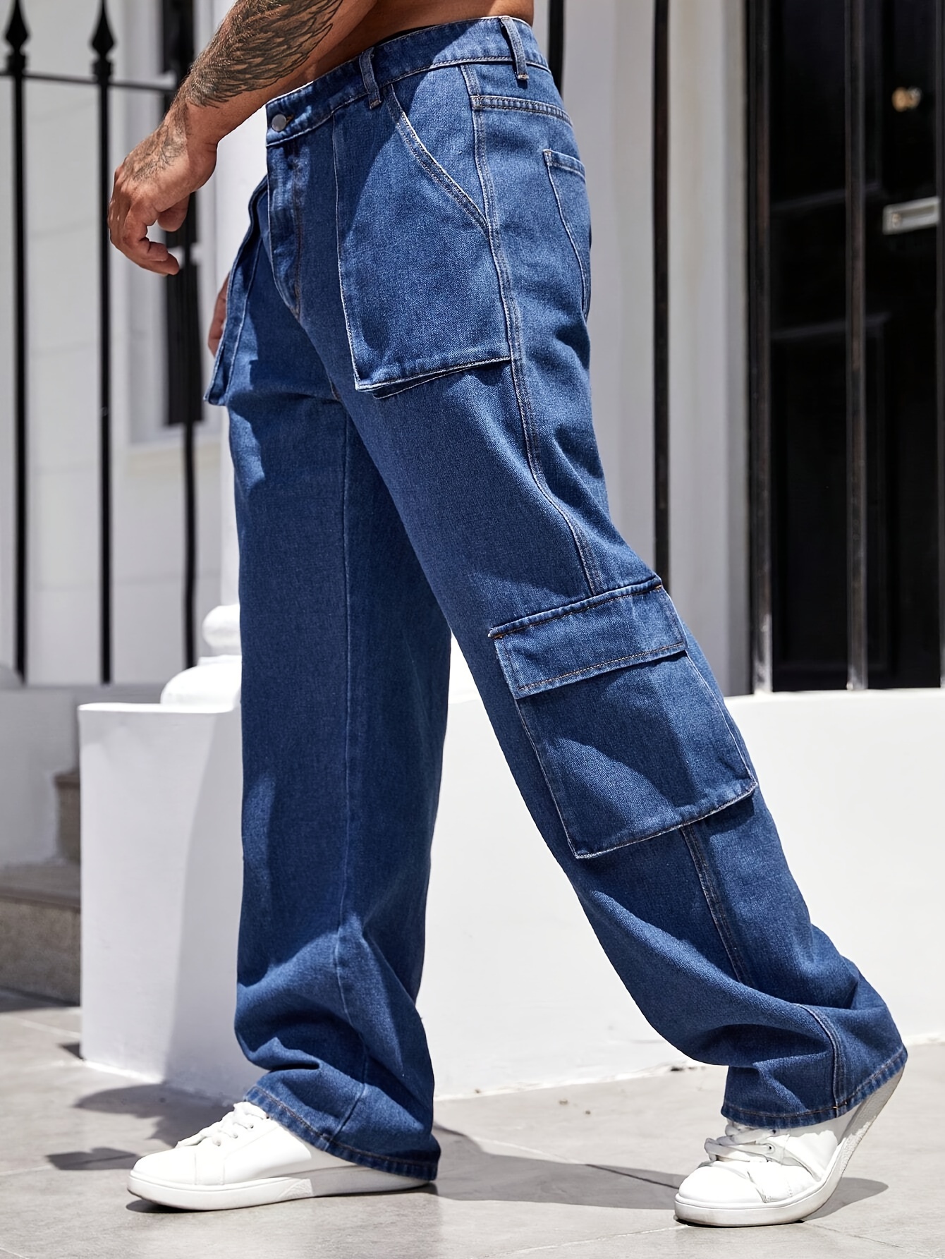 Men's Hip-Hop Jeans - Non-Stretch Loose - Image 9