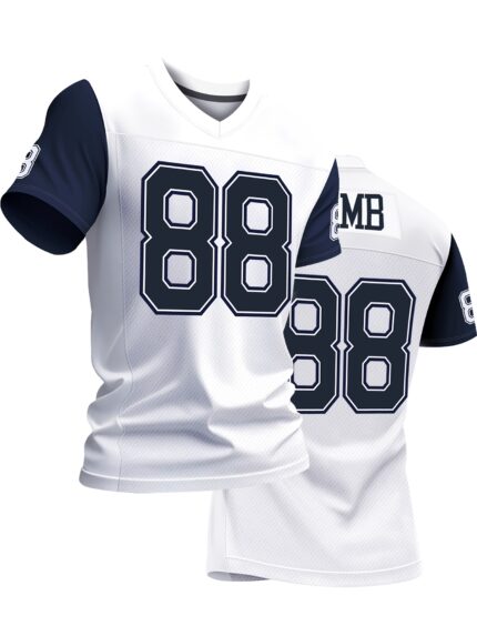 Men'S Red & White American Football