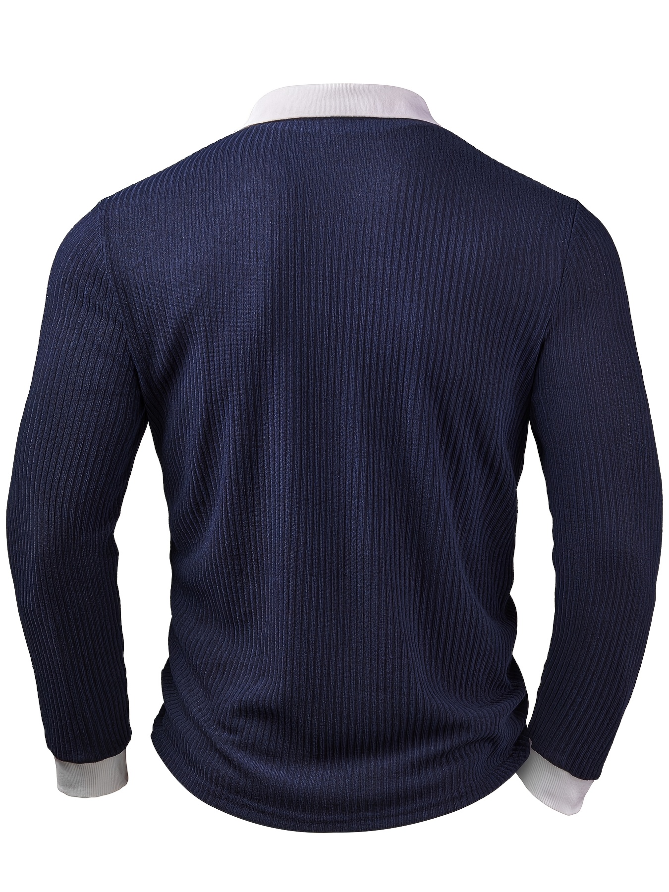 Men's Winter Warm Dark Blue & - Image 3